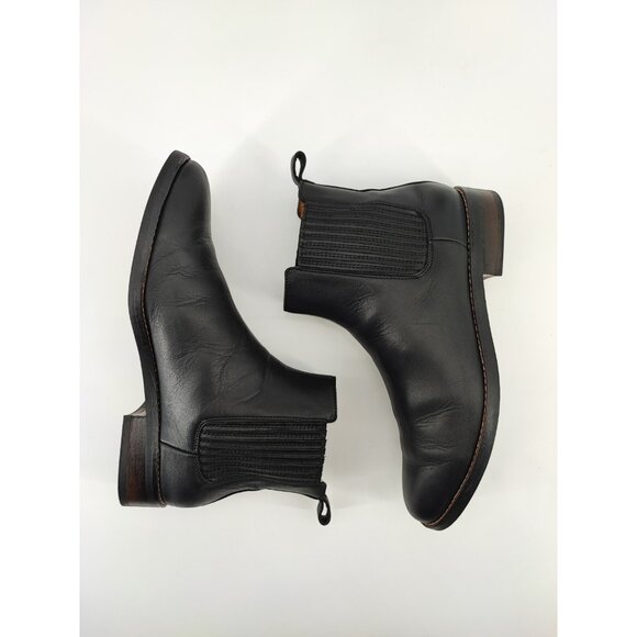Thursday Boot Company Woman's Dreamer Chelsea Black Leather Boot Size 9 US - Picture 6 of 8